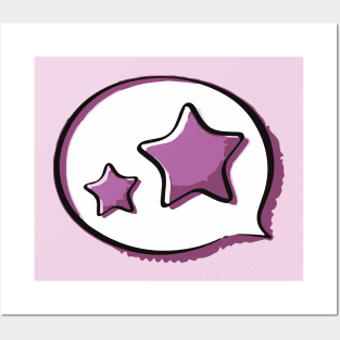 BTS butter star purple Posters and Art